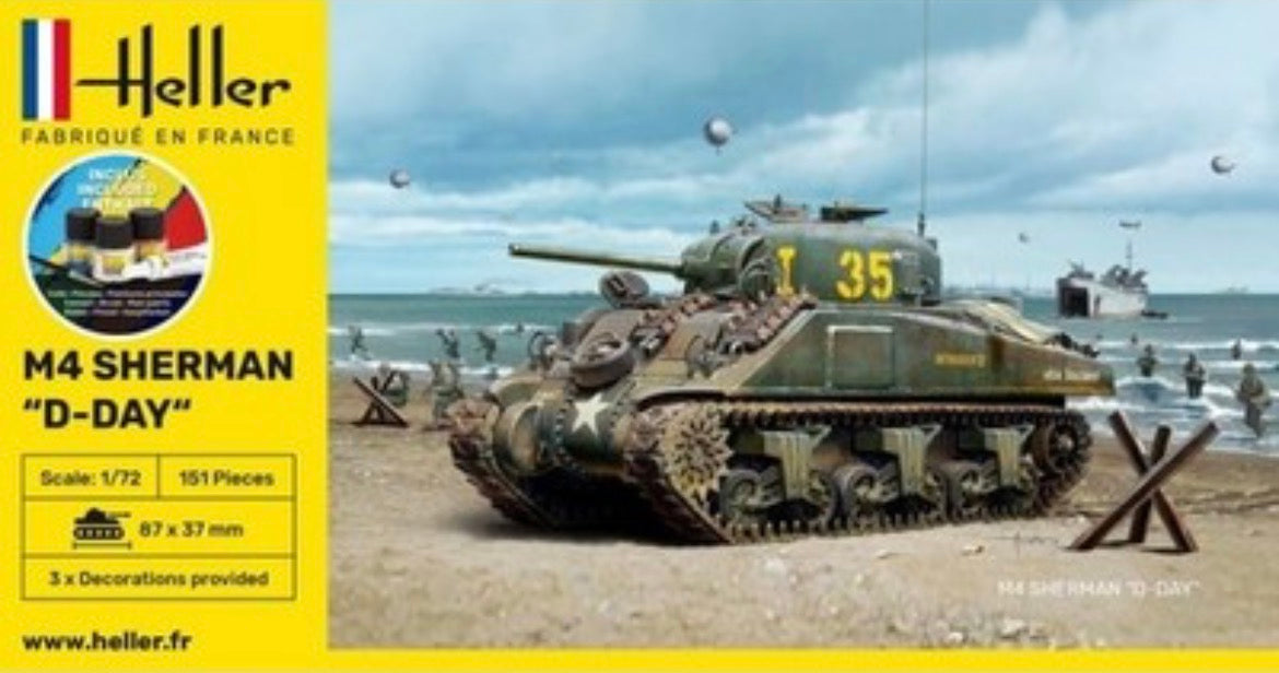 Heller 56892 M4 Sherman         “D-Day”