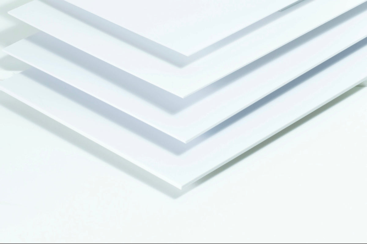 Maquett 605-01 PVC White Foam Sheet 194mm X 320mm X 2.00mm Thickness