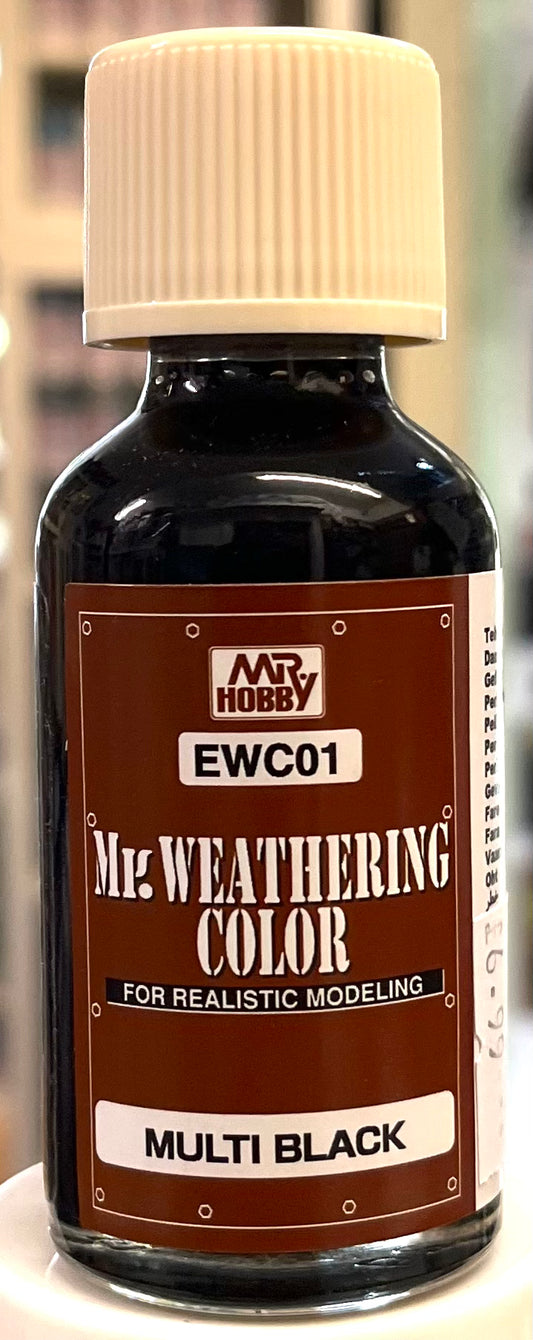 Mr. Weathering Color EWC01 Multi Black