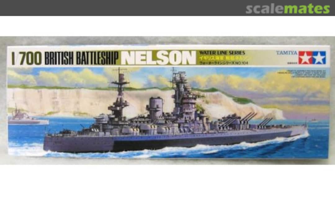 Tamiya 77504 Water Line Battleship Nelson