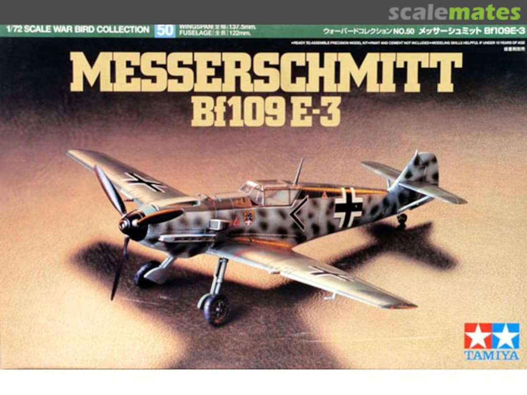 Tamiya 60750 Messerschmitt Bf109 E-3