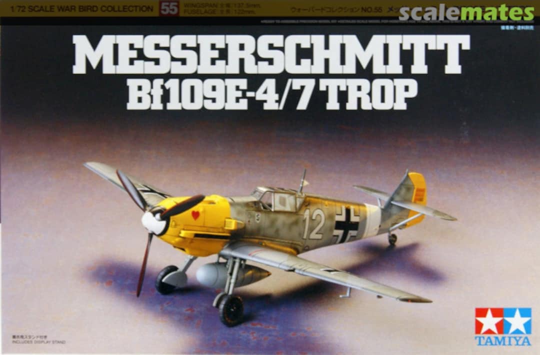 Tamiya 60755 Messerschmitt Bf109 E-4