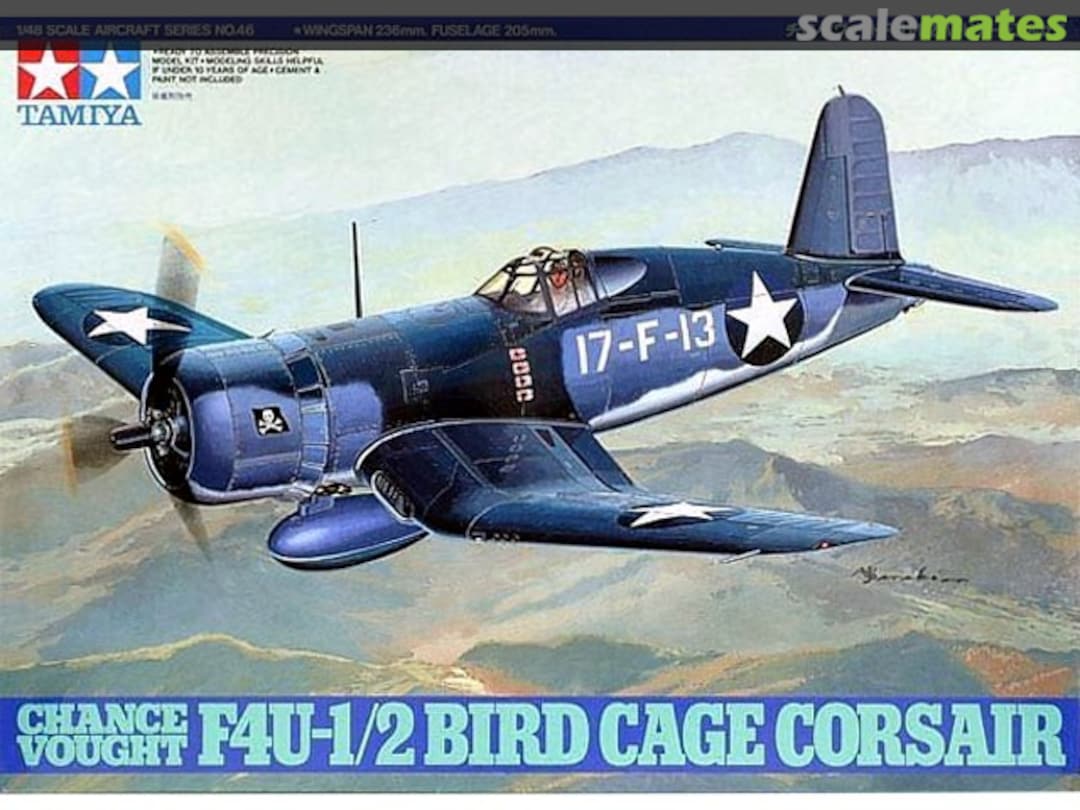Tamiya 61046 F4U-1/2 Bird Cage Corsair
