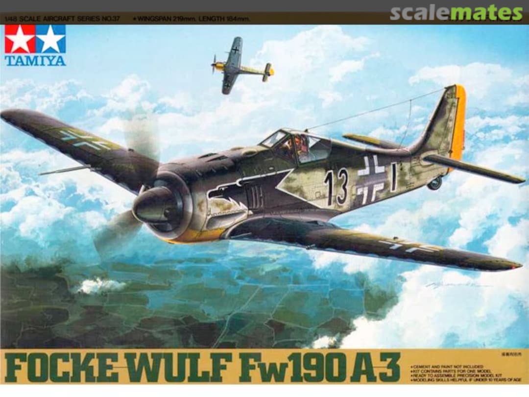 Tamiya 61037 Focke-Wulf Fw190 A-3