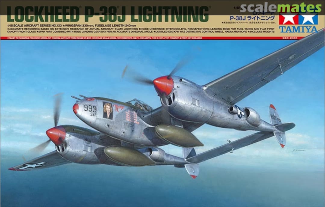 Tamiya 61124 Lockheed P-38J Lightning