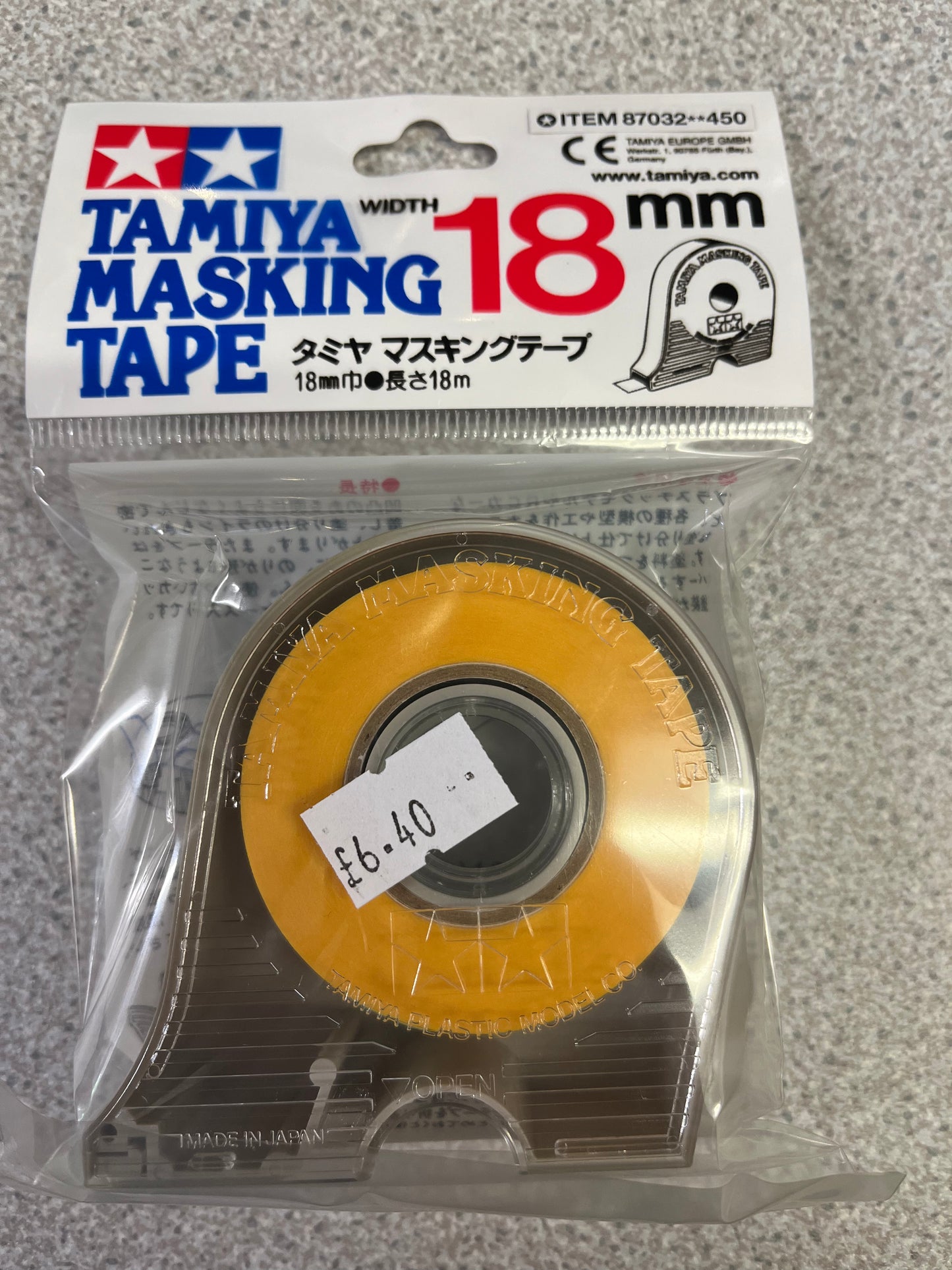 Tamiya 87032 18mm tape with Dispenser