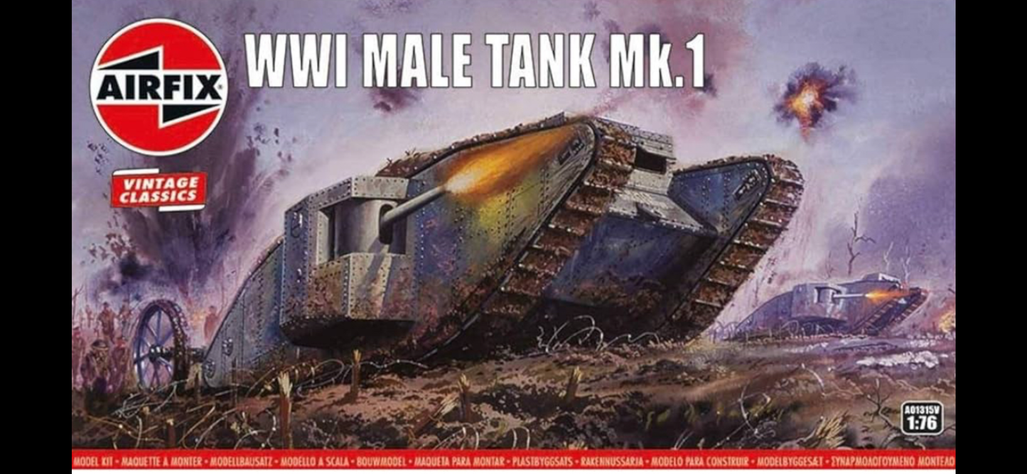 Airfix A01315V WWI Male Tank Mk.1