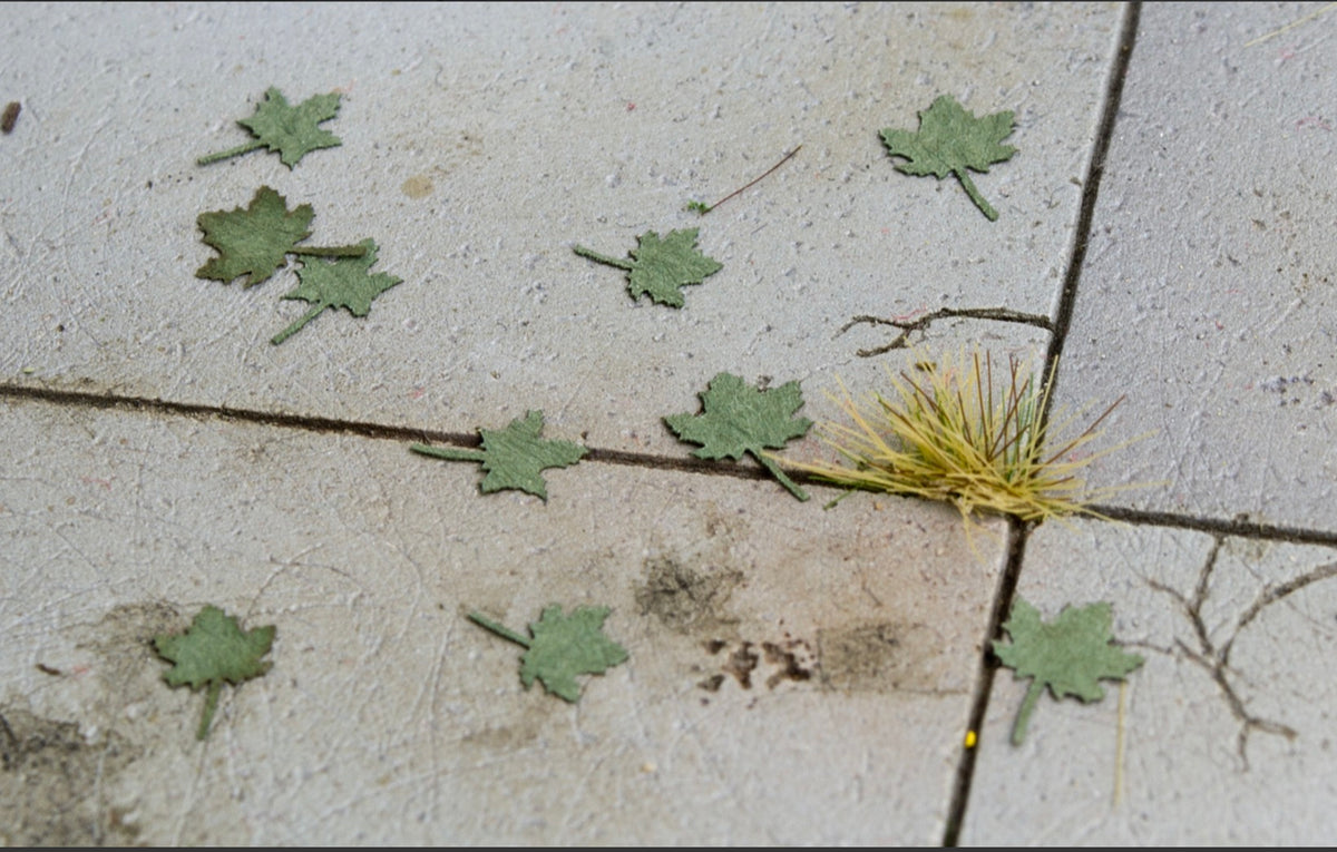 Model Scene L3-001 Maple Leaves - Green